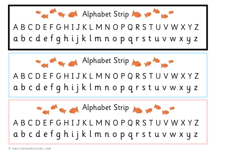 Small fish - use in phonic,number or letter games - Printable Teaching ...